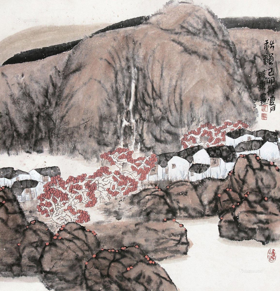 李晓东 山水 63×65cm