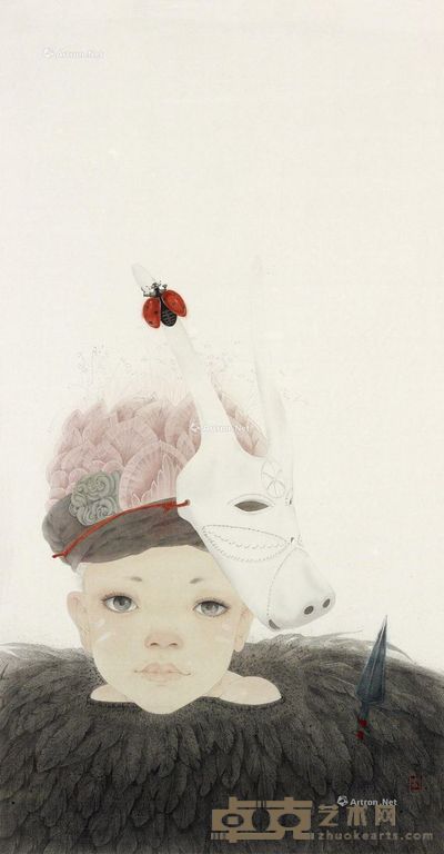 周雪 游梦--狩猎 69×35.5cm