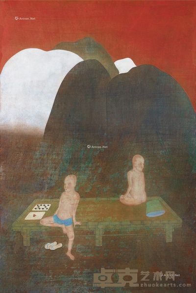 阿海 林下 136×90.5cm