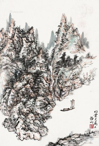 吴静山 山水