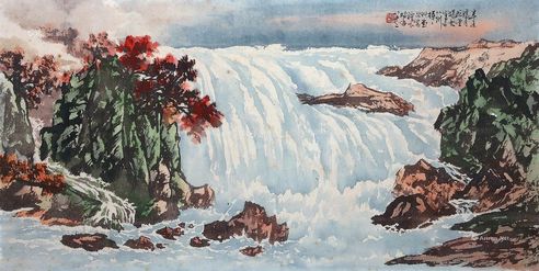 傅狷夫 加州山水