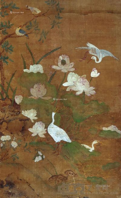 无款 古画（花卉） 162×97cm