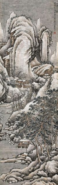 蔡彦才 雪景山水