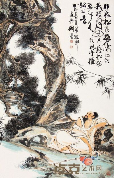 刘旦宅 人物 107×68cm