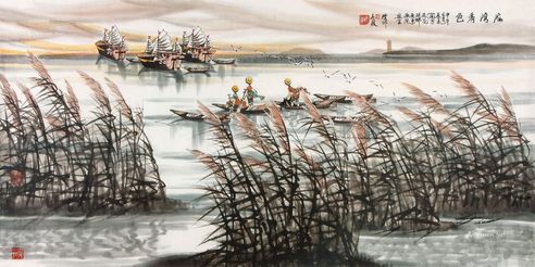 邓子敬 海湾秀色