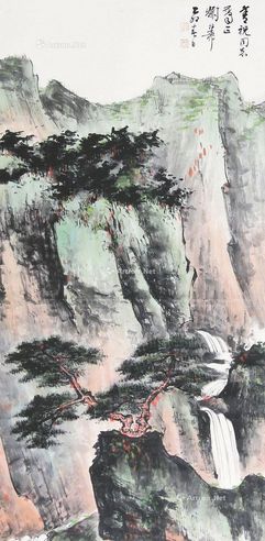 谢稚柳 山水