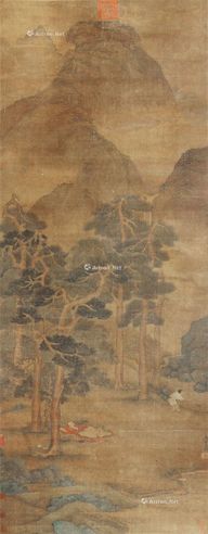 马琬 松荫高士图