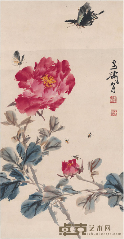 王雪涛 春意图 68×34cm