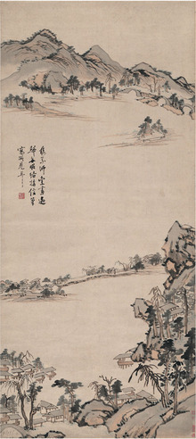 邹之麟［明］ 湖山揽胜图