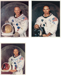 “阿波罗11号”登月三人 签名照