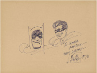 蝙蝠侠原创者鲍勃·凯恩  蝙蝠侠画稿