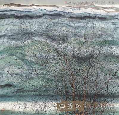 朱道平 春深似海 66×67cm