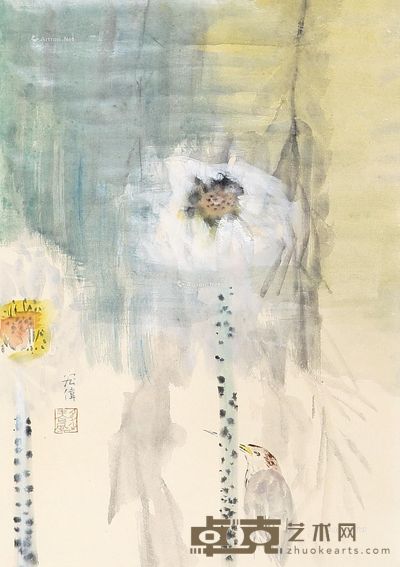 江宏伟 荷花 44×31cm