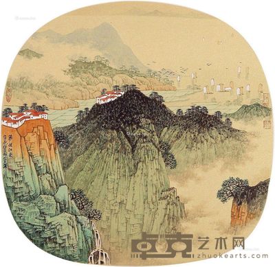 薛亮 梦里江南 32×33cm