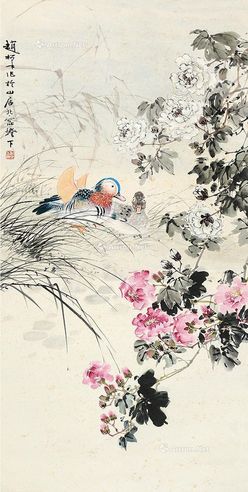 赵松泉 芙蓉鸳鸯