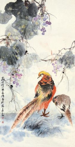 董希源 锦鸡图
