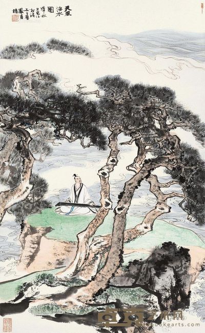 刘旦宅 天风海水 95×59cm