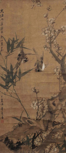 朱梦庐 花鸟