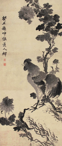 李鱓 鸡