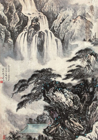 黎雄才 山水