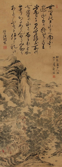 吴观岱 山水