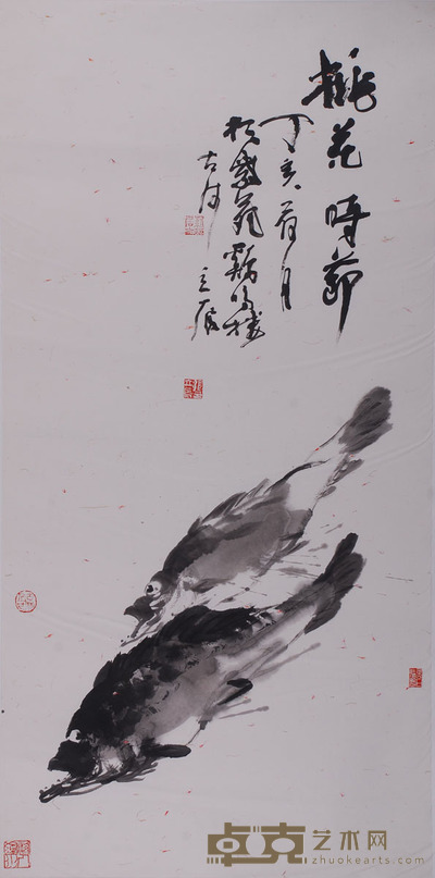 张立辰 桃花时节 138×70cm约8.7平尺