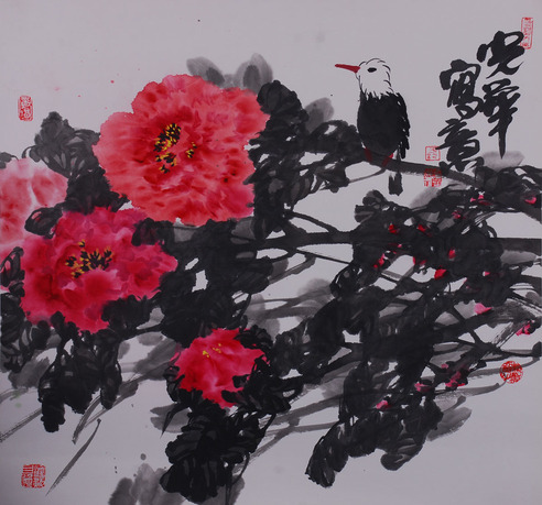 于光华 花鸟