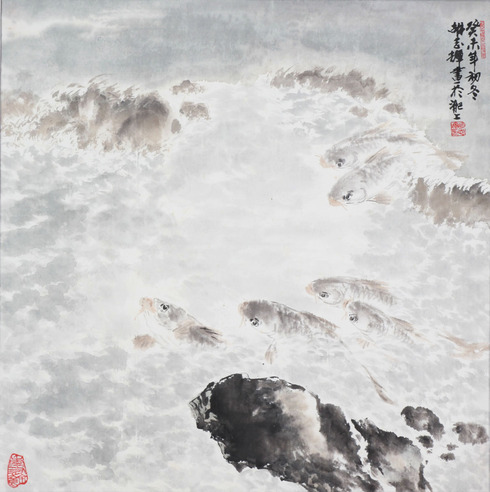胡志辉 鱼乐图