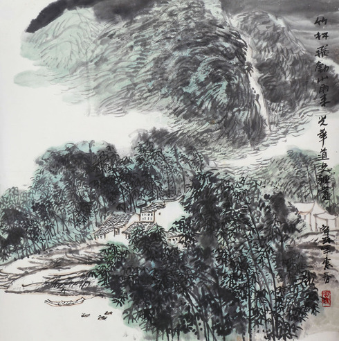 衣惠春 山水