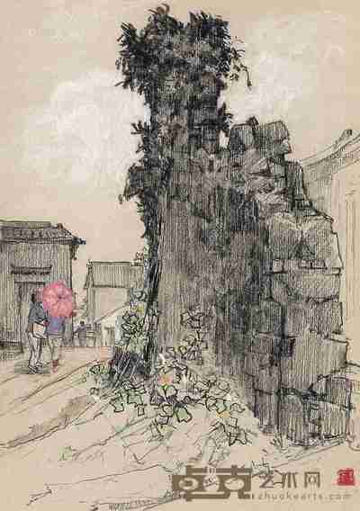 杨建侯 小景 镜心 32×22.5cm