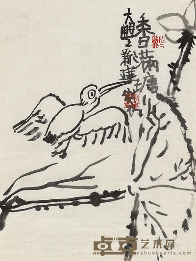 朱新建 香满堂 镜心 46×34cm