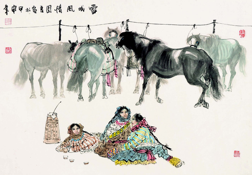 吴团良 雪域风情