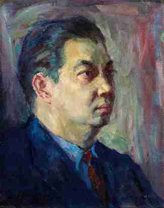 余本 1945年作 永远的怀念（人像）