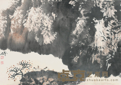唐凤岐 山水图
