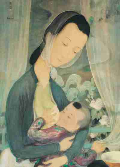 黎谱 约1938至1945年作 母爱