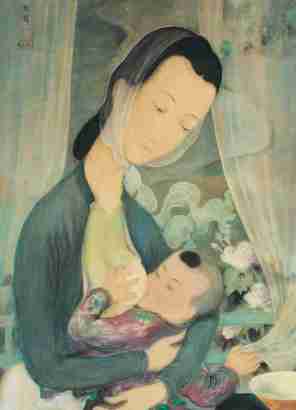 黎谱 约1938至1945年作 母爱