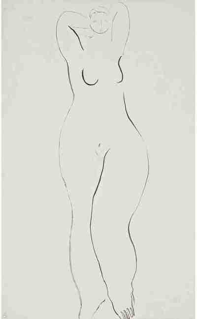 常玉 裸女图