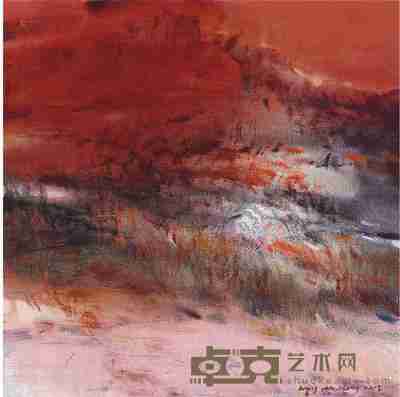王衍成 2012年作 无题 150×150cm