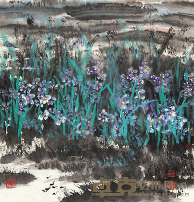 宋雨桂 初夏 立轴 69×66cm