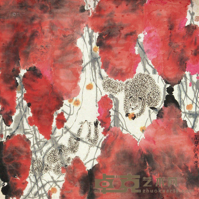 张迪平 闲梦江南 镜片 68×68cm
