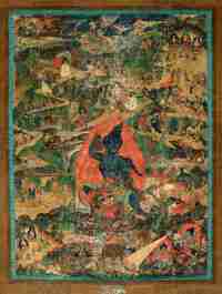 18世纪 苯教护法唐卡