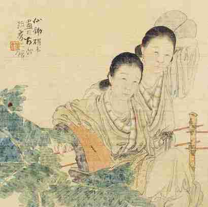 胡术 双美图 镜片
