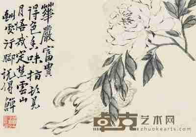 李鱓 己巳(1749年)作 花卉册 册页 (十二开选一) 20×29cm×12