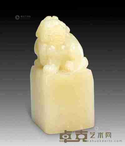 狮钮寿山石章 高6cm