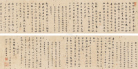 刘墉（古） 书法手卷 手卷
