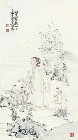 何士扬 人物 镜心