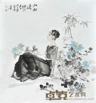 胡智勇 人物 97×91cm 约:7.95平尺