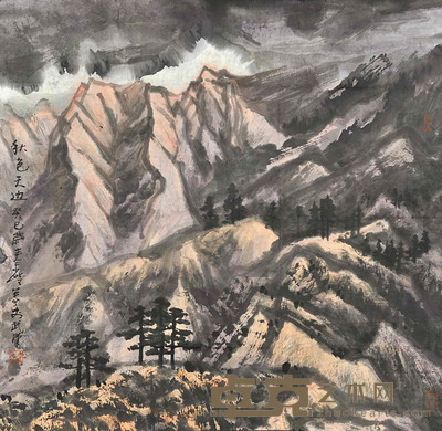 秦岭 山水 60×60cm 约:3.24平尺