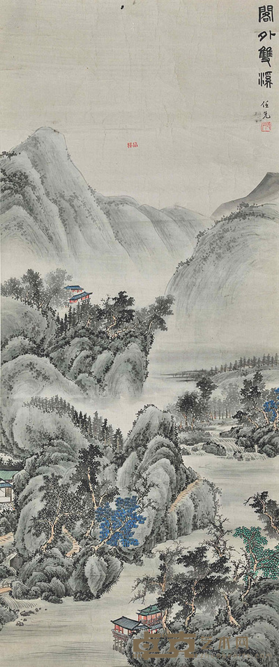张隽先 关外双桥 107×49cm 约:4.72平尺