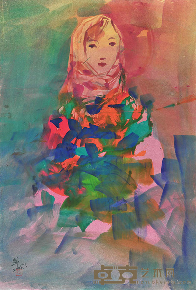 陈少平	少女 76×52cm 约：3.56平尺